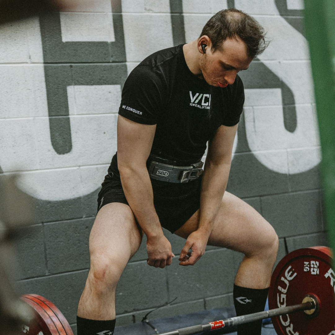 VICI Comp Tee on Dean at the platform