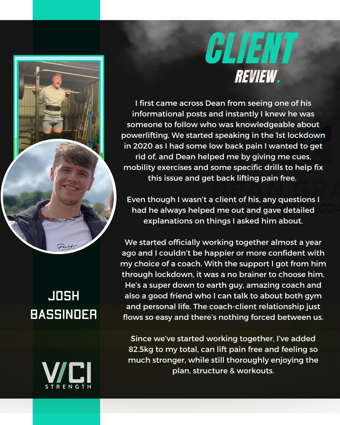 Josh Bassinder client review